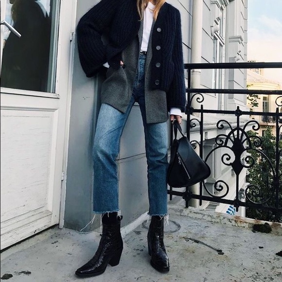 𝗡𝗪𝗧 𝗭𝗮𝗿𝗮 • Animal Print Cowboy Ankle Boots - Picture 3 of 14